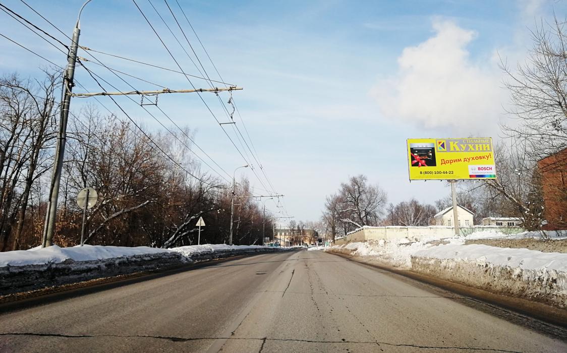 Щиты 3х6, номер #1080 - г/пос Видное, Белокаменное шоссе вблизи д.3 по 8-ой линии, в сторону Каширского ш., справа