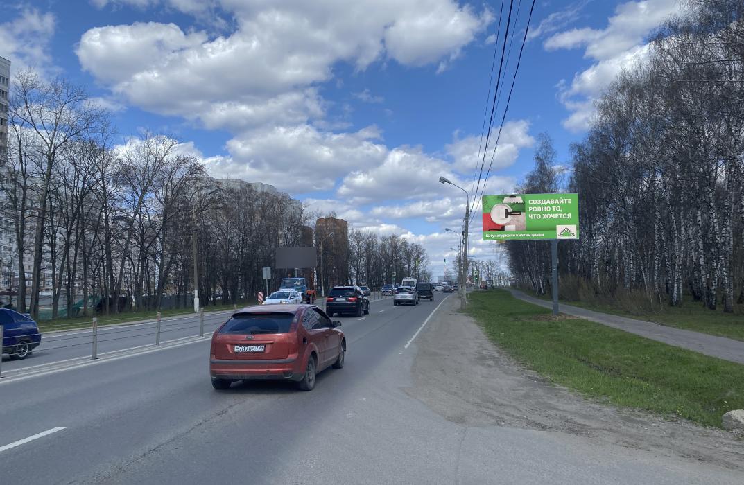 Щиты 3х6, номер #4427 - г. Чехов, Симферопольское шоссе (старое), слева, перед поворотом на ул. Крымская