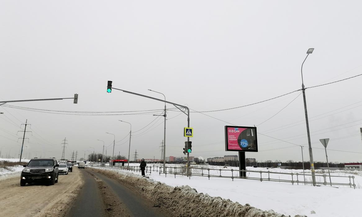 Ситиборды, номер #3272 - г. Люберцы, Зенинское шоссе, пересечение с Некрасовским проездом