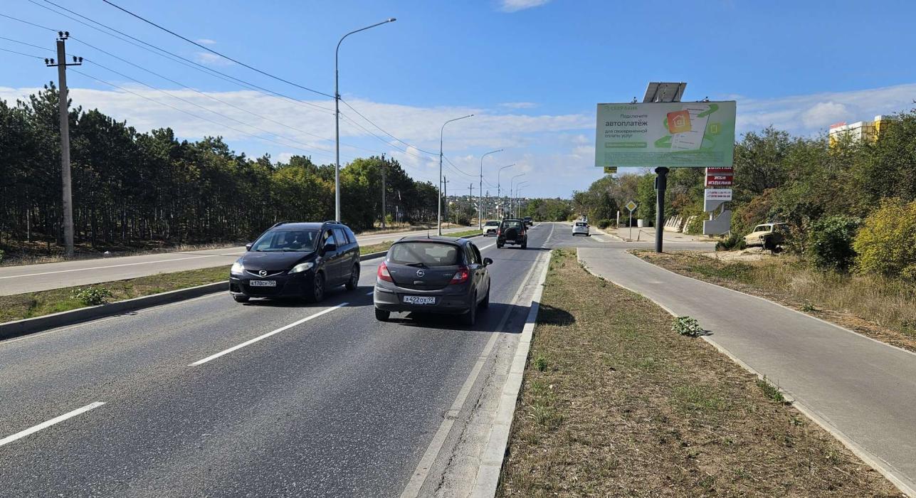 Щит 3х6, номер #1533 - г. Севастополь, Фиолентовское ш., у уч. 50а