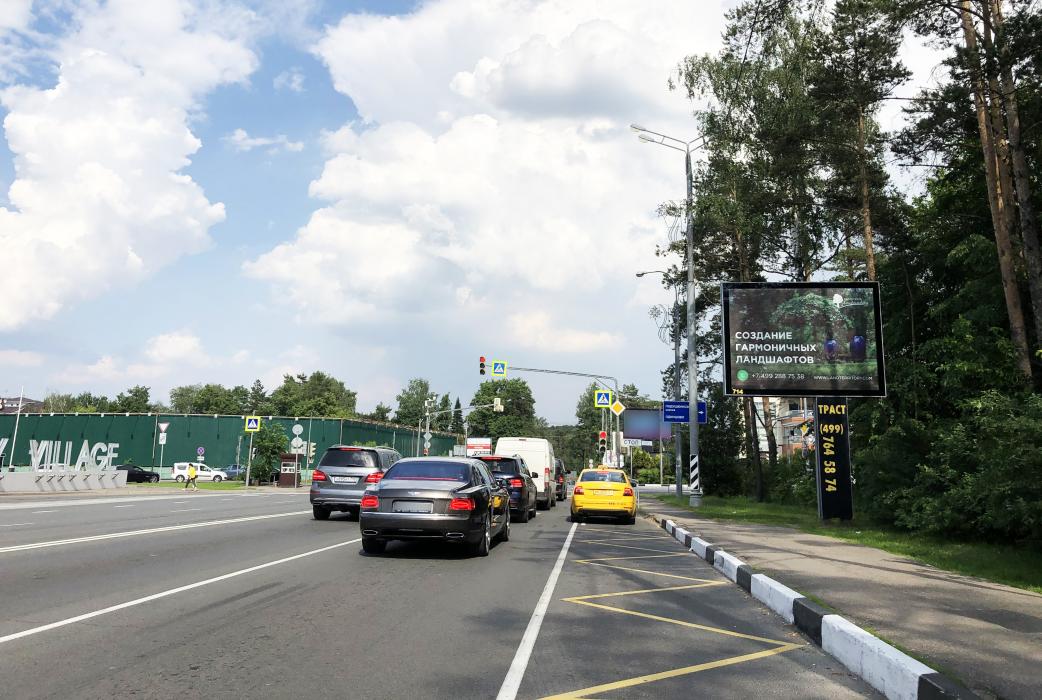 Ситиборды, номер #1769 - Рублево-Успенское шоссе, 07км+700м от МКАД слева (СКРОЛЛЕР)